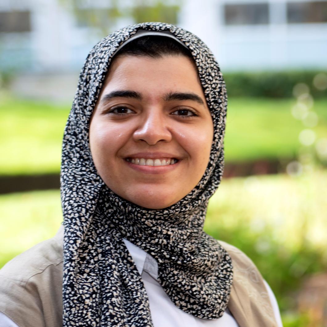 Portrait of Hadeel Hosney, Environmental Sciences laureate